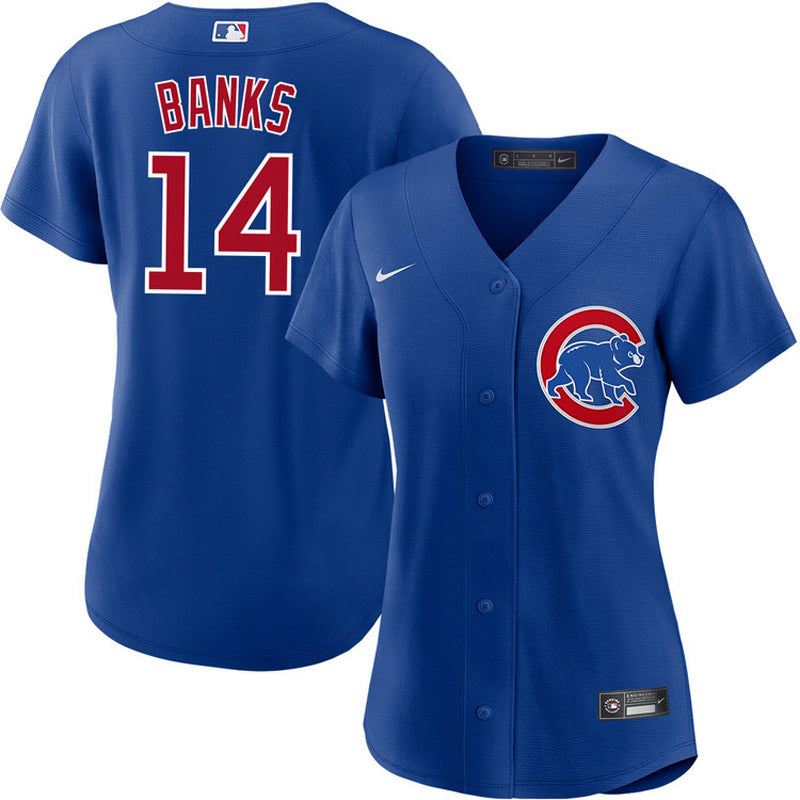 Women's Chicago Cubs Ernie Banks Replica Alternate Jersey - Royal